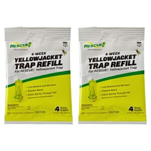 rescue! yellowjacket attractant – for rescue! reusable yellowjacket traps – 4 week supply - 2 pack