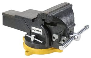 olympia tools 38-647 6in one-hand operation quick release bench vise