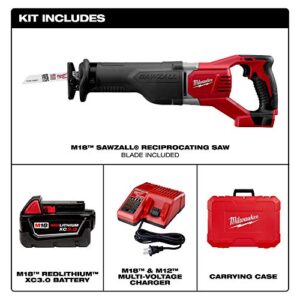 Milwaukee 2621-21 M18 Sawzall Reciprocating Saw W/1 Bat