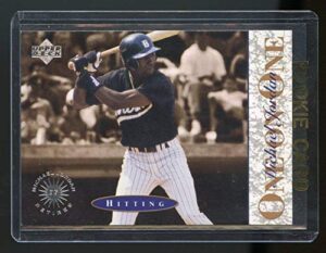 1995 upper deck #3 one on one michael jordan hitting white sox rookie card - mint condition ships in a brand new holder