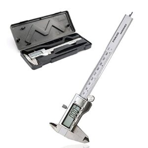 bit digital calipers | exclusive electronic calipers stainless steel with extreme degree accuracy | 4 measurements big lcd with sae or metric system and tri-mode function | case box present included