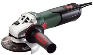 metabo - 5" variable speed angle grinder - 2, 800-9, 600 rpm - 13.5 amp w/electronics, high torque, lock-on (600562420 15-125 ht), concrete renovation grinders/surface prep kits/cutting,green