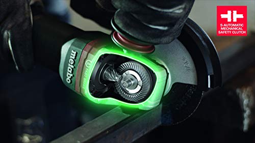 Metabo 6-Inch Angle Grinder | 13.5 Amp | 9,600 RPM | Electronics | Non-locking Paddle Switch | WEP 15-150 Quick