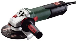 metabo 6-inch angle grinder | 13.5 amp | 9,600 rpm | electronics | lock-on switch | we 15-150 quick,green