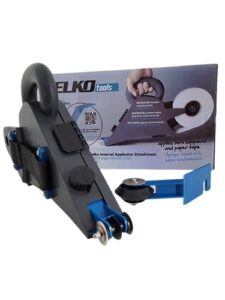 delkotaper drywall taping tool - the delko taping tool and internal corner attachment package enables contractors to finish flat joints, internal corners and square set with one taping tool.…