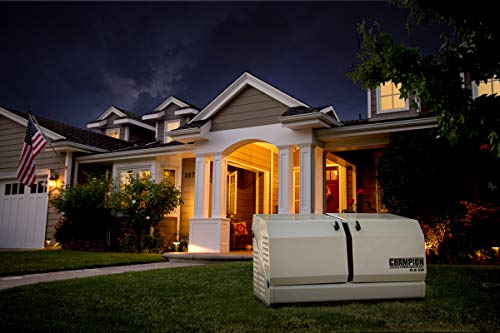 Champion Power Equipment 100177 8.5-kW Home Standby Generator with 50-Amp Outdoor-Rated Automatic Transfer Switch