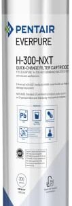 Pentair Everpure H-300-NXT Quick-Change Filter Cartridge, EV927441, For Use in Everpure H-300 Drinking Water Systems, 300 Gallon Capacity, 0.5 Micron