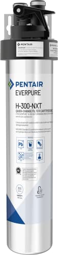 Pentair Everpure H-300-NXT Drinking Water System, EV927151, Includes Filter Head, Filter Cartridge, All Hardware and Connectors, 300 Gallon Capacity, 0.5 Micron