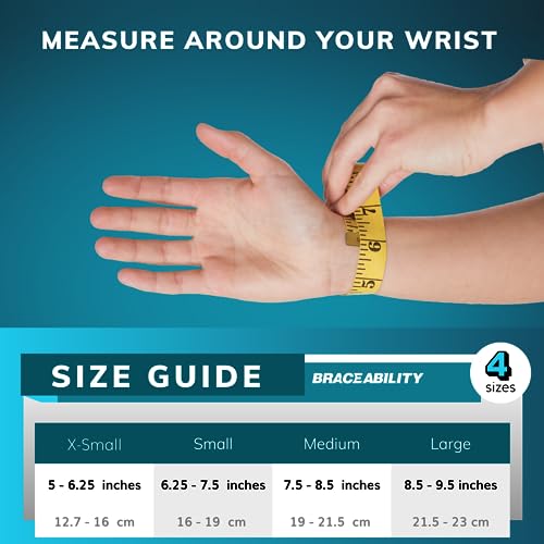 BraceAbility Wrist and Thumb Spica Splint - De Quervain's Tenosynovitis Long Forearm Cast Stabilizer for Tendonitis, Sprains, Thumb Brace for Arthritis Pain and Support - (S Right Hand)