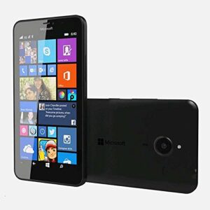 Microsoft Nokia Lumia 640 LTE RM-1072 8GB 5" Unlocked GSM Windows 8MP Camera Smartphone - Black - International Version No Warranty