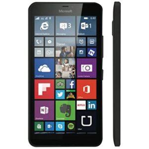 Microsoft Nokia Lumia 640 LTE RM-1072 8GB 5" Unlocked GSM Windows 8MP Camera Smartphone - Black - International Version No Warranty