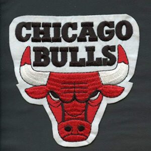 NBA CHICAGO BULLS Logo Emblem Embrodiered Cotton Mini Patch 4" x 5"