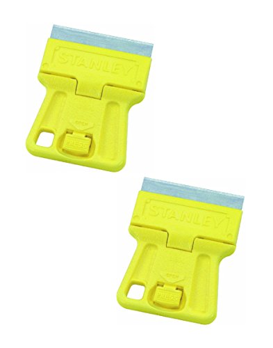 Stanley 28-100 1-3/16" High Visibility Mini Razor blade scraper,yellow,2