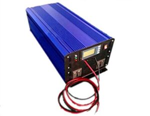 gowe 6000w dc12v/24v ac110v/220v off grid pure sine wave single phase power inverter with charger and lcd screen