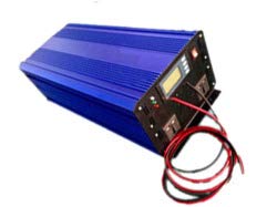 gowe 3000w dc12v/24v ac110v/220v off grid pure sine wave single phase inverter with charger and lcd screen