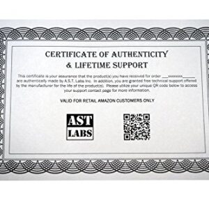 AST Labs Test Lead Banana Plug Stackable to Alligator Clip Heavy Duty 39"