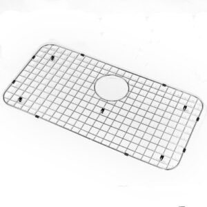 houzer bg-3650 wirecraft bottom grid, 26.7" by 13.5", stainless steel