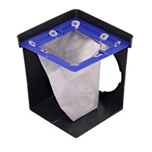 nds 900ffrtl square catch basin drain filter, for clog-free drainage & infiltration systems, removable filter, 9 inch catch basin drain, small lawns, landscaping & patios, plastic & geotextile fabric