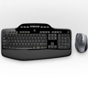 logitech wireless desktop mk710 keyboard & pointing device kit - usb wireless keyboard - usb wireless mouse