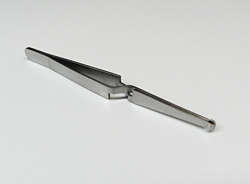 Lock Pinning Cross Locking Tweezers - Stainless Steel, Wire Holding tweezer self-locking for Locksmith and Rekeying Kit, Locksmith Tools, Metal Tweezers for Lock Pinning on a Pinning Mat for Locksmith