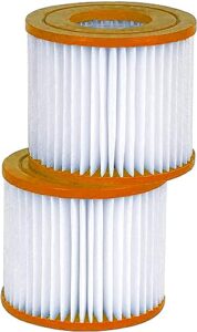 guardian filtration - 2 pack spa filter replacement for unicel c-4313, pleatco pbw4pair, filbur fc-3753 | intex sand n sun size d, simple set type 1, aqua leisure size 1 | model 404-120 (2 pack)