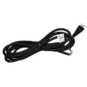 HQRP 10ft AC Power Cord Compatible with Makita 9237C 9227CY 9227C Sander Polisher, PV7001C Vertical Polisher, 9820-2 Blade Sharpener Mains Cable Repair