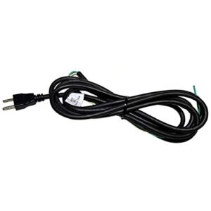 HQRP 10ft AC Power Cord Compatible with Makita 9237C 9227CY 9227C Sander Polisher, PV7001C Vertical Polisher, 9820-2 Blade Sharpener Mains Cable Repair