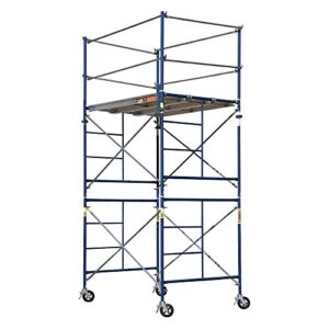 metaltech saferstack complete 2-section high tower scaffolding system, model number m-mrt5710