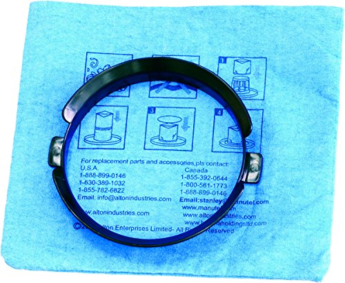 Stanley 19-1500 Blue Cloth Reusable Filter with Clamp Ring for 5-6 Gallon Wet/Dry Vacuum, Compatible with SL18115, SL18115P, SL18116, SL18116P, SL18191P, SL18199P, SL18117, SL18701P-10A, SL18410P-5A