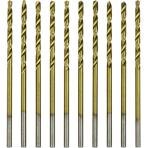 HTS 116C9 10 Pc Titanium Coated Twist Drill Bits (57)