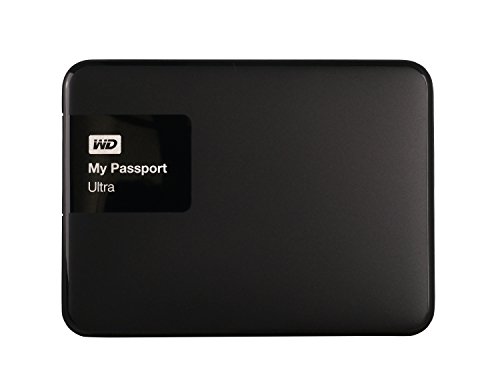 WD 500GB Black My Passport Ultra Portable External Hard Drive - USB 3.0 - WDBWWM5000ABK-EESN