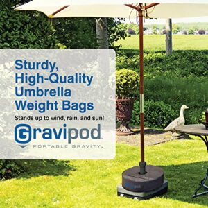 Gravipod 18" Round Umbrella Base Weight Bag - Up to 85 lbs.