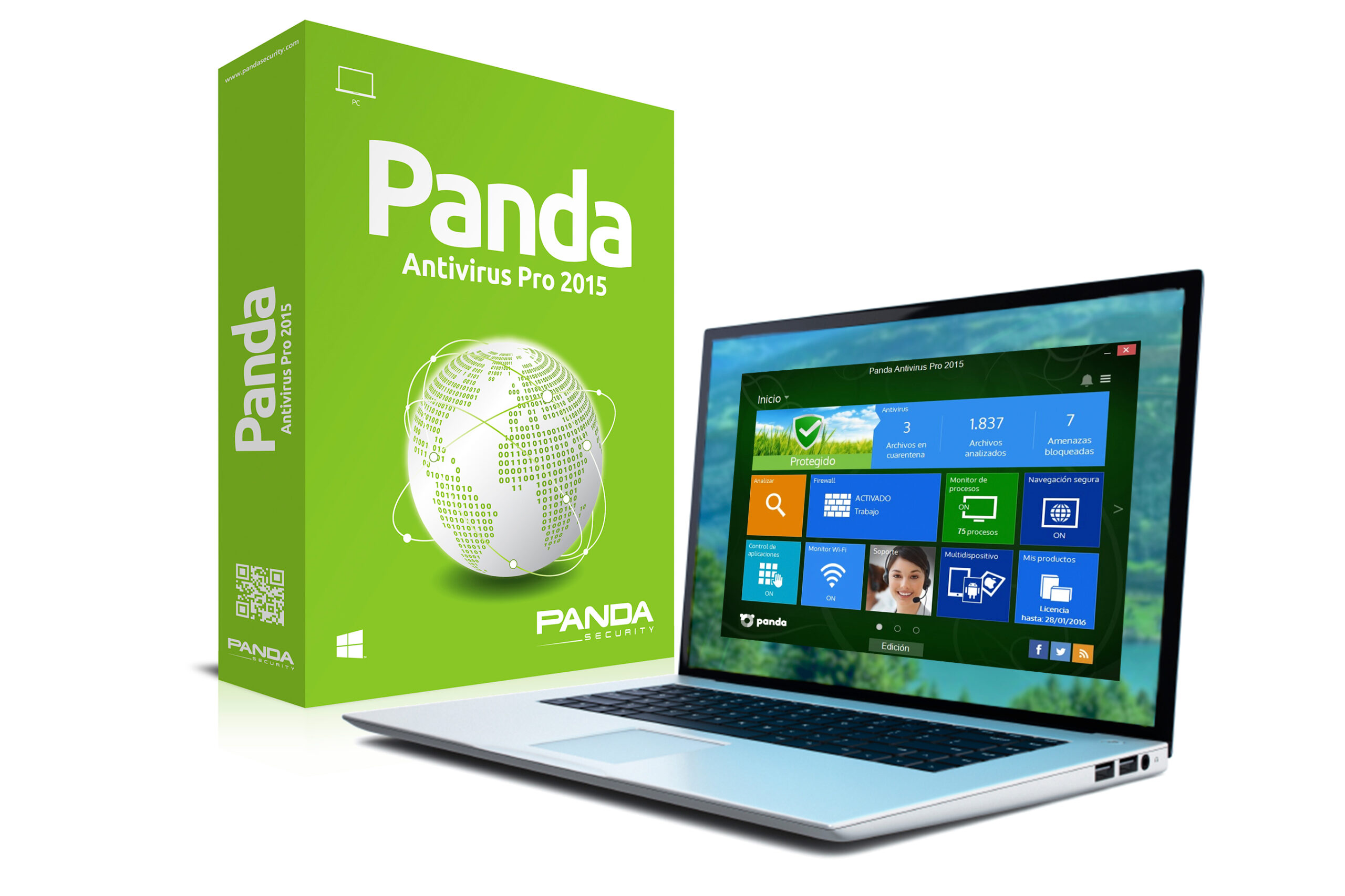 Panda Security AntiVirus Pro 2015 [1 Device, 2 Years. Download Version]