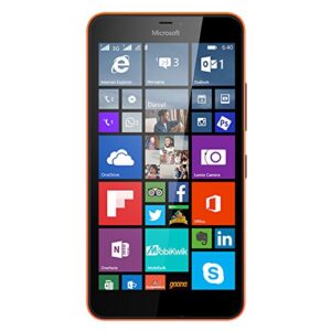microsoft lumia 640 xl lte, rm-1096, 8gb dual sim unlocked smartphone - orange