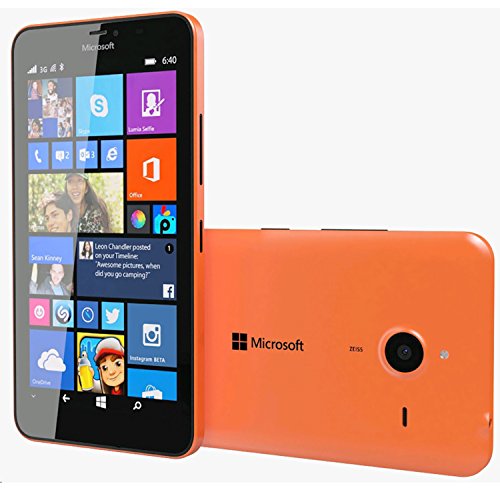 Microsoft Lumia 640 XL LTE, RM-1096, 8GB Dual Sim Unlocked Smartphone - Orange