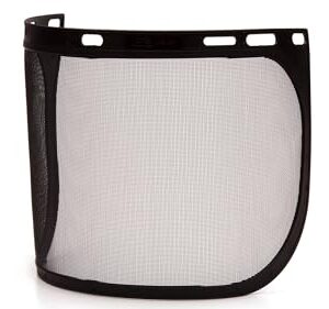 Pyramex Safety Full Face Shield Eye & Head Protection (Headgear Not Included), Black Mesh Steel Wire Mesh - ANSI Z87.1 for Mesh Safety