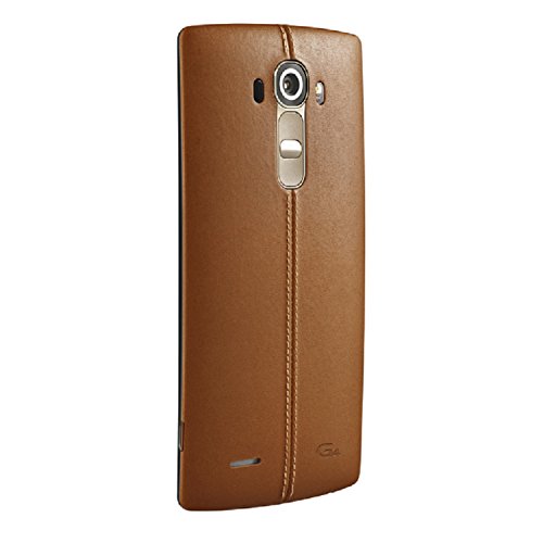 LG G4 H815 Factory Unlocked Cellphone, International Version No Warranty, 32GB, Brown Leather