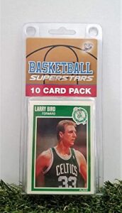 larry bird- (10) card pack nba basketball superstar bird starter kit all different cards. comes in custom souvenir case! perfect for the ultimate bird fan! by 3bros