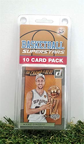 Manu Ginobili- (10) Card Pack NBA Basketball Superstar Manu Ginobili Starter Kit all Different cards. Comes in Custom Souvenir Case! Perfect for the Ultimate Ginobili Fan! by 3bros