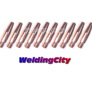 WeldingCity Pack of 10-pcs Tapered Contact Tip 11T-30 (.030") for MIG Welding Gun Lincoln Magnum 100L and Tweco #1/Mini