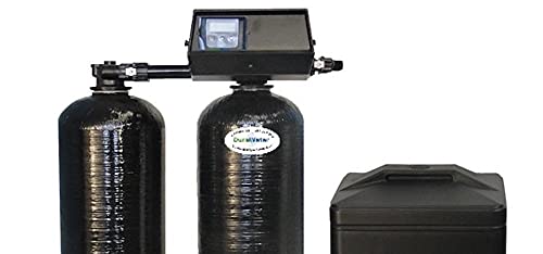 Fleck 9100 SXT Twin Tank Metered On-Demand 48,000 Grains Per Tank Water Softener 24/7 Soft Water