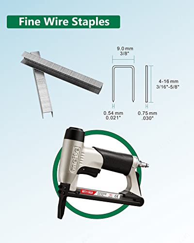 meite 22G71S12 22 Gauge 71 Series 3/8" Crown Wide 1/2" Leg Length Galvanized Staples for Upholstery Stapler 10,020 PCS/Box (1 Box)