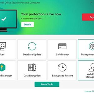 Kaspersky Small Office Security | 10 Devices 10 Mobiles 1 Server | 1 Year | Windows/Mac/Android/Windows Server | Online Code