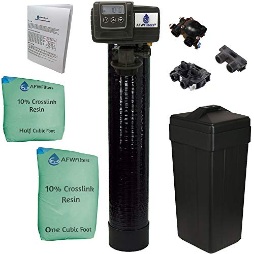 Fleck 5600 SXT Meter Demand Water Softener 48,000 Grain Capacity 10% Commercial Grade Cation Resin