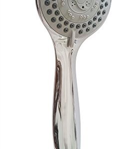 Shower Head - Handheld Rainfall High Pressure and Flow with Removable Water Restrictor – Powerful/Detachable Hand Held Chrome ShowerHead for Best Rain Massage and Relaxation