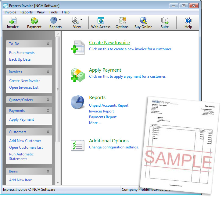 Express Invoice Software for Managing Invoices and Payments [Download]