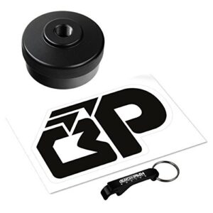 blackpath - fits honda extended run gas cap handi generator (black) t6 billet