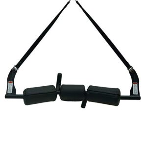 inspire fitness ab bar cable gym attachment - target abdominal muscles, strengthen core - ab workout attachment for home gym - cable machine accessories for home gym