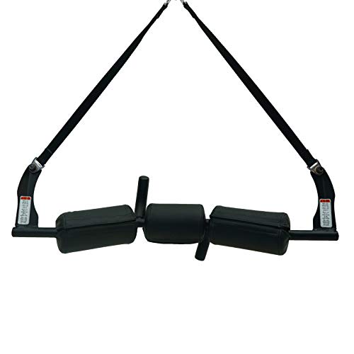 Inspire Fitness Ab Bar Cable Gym Attachment - Target Abdominal Muscles, Strengthen Core - Ab Workout Attachment for Home Gym - Cable Machine Accessories for Home Gym