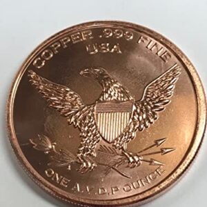 2015 Dont Tread on Me Eternal Vigilance 1 Ounce Copper Round